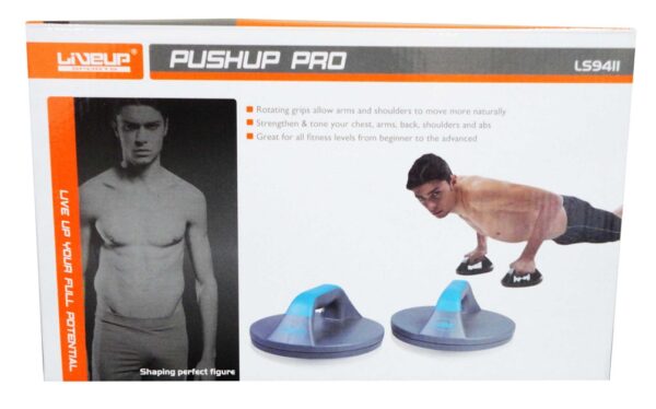 Περιστρεφόμενες Λαβές Push Up Pro (ζεύγος) - LiveUp - Image 3