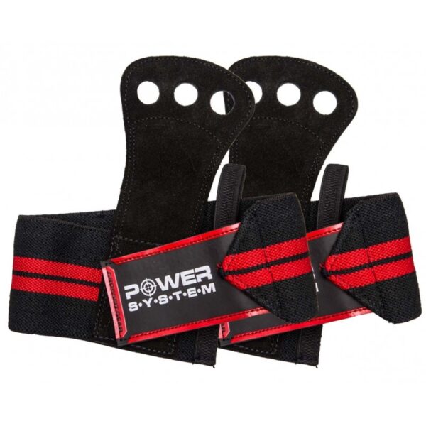 Προστατευτικά Παλάμης Crossfit (Κόκκινο) Power System (PS-3330-RD) - Image 2