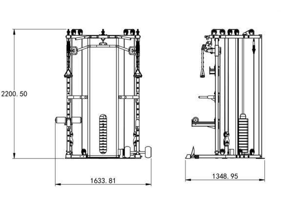 Πολυόργανο Functional Trainer (FT-100) Pegasus® (392211312) - Image 4