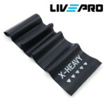 Λάστιχο Αντίστασης Κορδέλα (Μαύρο/Χ-Heavy) LivePro (Β-8415-ΧΗ)