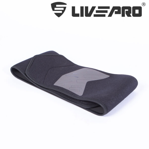 Ζώνη Εφίδρωσης Neoprene (125x19.5cm) LivePro (B-8718BK) - Image 5
