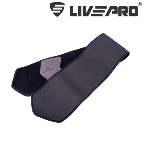 Ζώνη Εφίδρωσης Neoprene (125x19.5cm) LivePro (B-8718BK) - Image 2