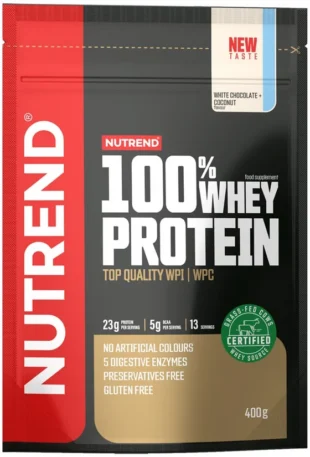 100% Whey Protein GFC 400g (White Chocolate Coconut) Nutrend