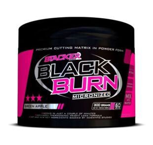 Black Burn Micronized 300g (Stacker2)  (01-130-063-04) green apple