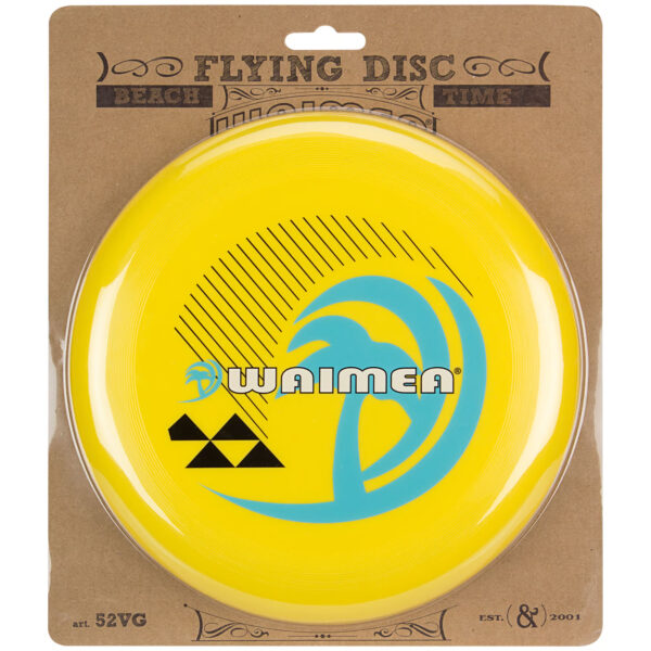 Frisbee (Flying Disc) 27cm (Κίτρινο) Waimea® (SCHR 52VG-GLB) - Image 2
