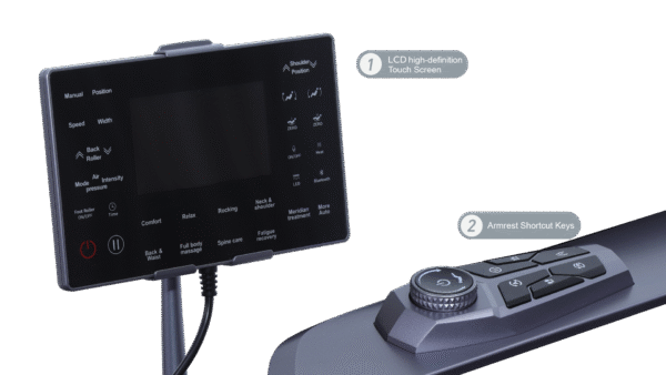 Πολυθρόνα Μασάζ Γκρι (SL-A365S-2) Life Care (310365102) - Image 3
