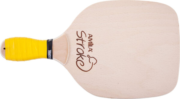 Ρακέτα Παραλίας Stroke 12mm (400g Κίτρινο Grip) Amila (42288) - Image 2