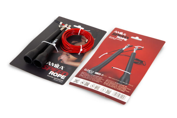Σχοινάκι Γυμναστικής Ταχύτητας (Speed Rope) Amila (84580) - Image 3