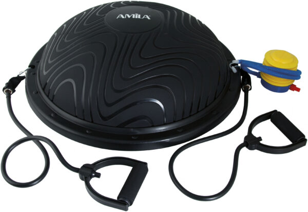 Μπάλα Ισορροπίας Balance Ball PP (Μαύρη 60cm) Amila (95875) - Image 2