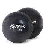 Μπάλα Βάρους Palm Ball Two-Pack (Μαύρο) 0,5kg Amila (96721)