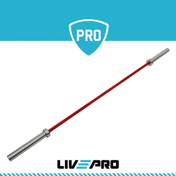 Ολυμπιακή μπάρα Cerakote 201cm 15kg (Β-8319-RD) LivePro (322831930) - Image 8
