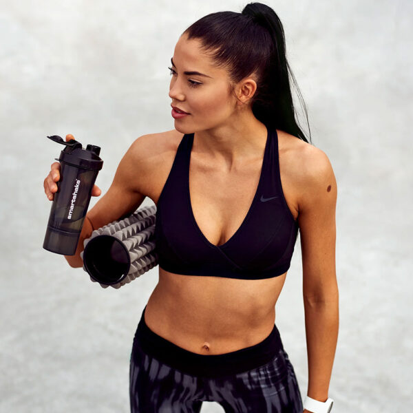 Shaker Slim 500ml (Gun Smoke Black) Smartshake (03-345-018-01) - Image 2
