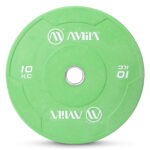 Δίσκος Crossfit Ολυμπιακού Τύπου Φ.50 (Color Bumper Plate Slim) 10kg Amila (84847)