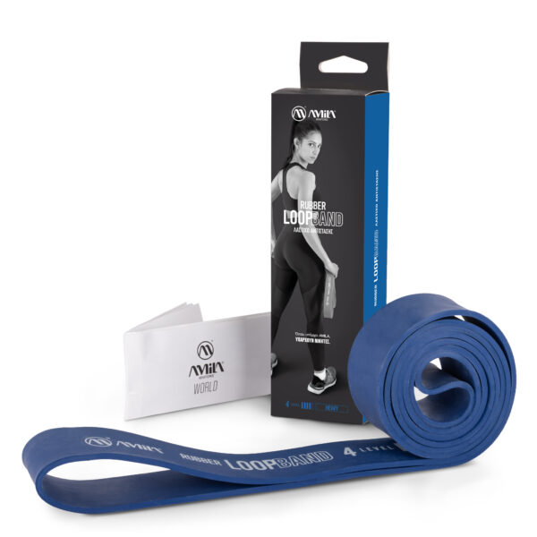 Λάστιχo Loop Rubber Band (Heavy/Μπλε) Amila (96610) - Image 2
