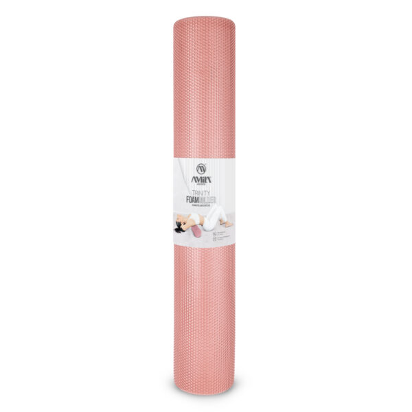 Κύλινδρος Αποθεραπείας Foam Roller Trinity 15x90 cm (Rose Pink) Amila (96836) - Image 2