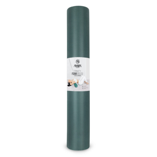 Κύλινδρος Αποθεραπείας Foam Roller Trinity 15x90 cm (Teal Green) Amila (96837) - Image 2