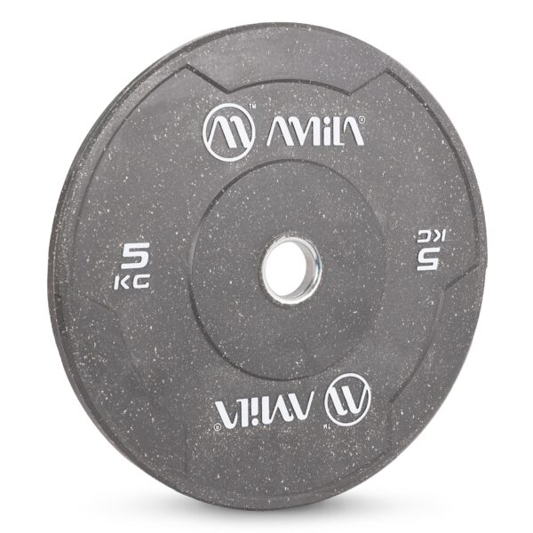 Δίσκος Crossfit Ολυμπιακού Τύπου Φ.50 (Color Bumper Plate Slim) 5kg Amila (84846) - Image 2