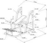 Επαγγελματικό Μηχάνημα Γλουτών (Primo Hip Thrust) Tronic Amila (91552) - Image 2