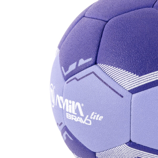 Μπάλα Handball Bravo Lite Νο1 - Μωβ / Βιολετί / Λευκό - Image 3