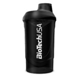 Shaker Neon Wave 600ml (Μαύρο) BiotechUSA