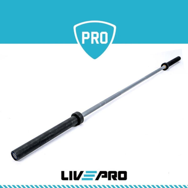 Β 8316-GY LivePro Ολυμπιακή μπάρα Cerakote 220cm (20kg) - LivePro - Image 6