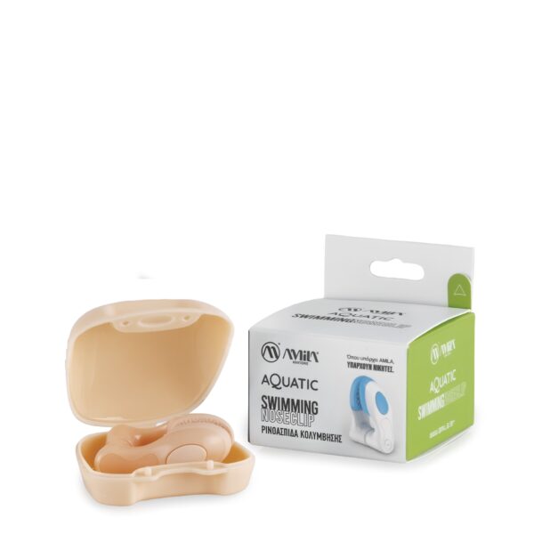 Ρινοασπίδα Κολύμβησης Swimming Noseclip Aquatic (Desert Sand) Amila (47051) - Image 3