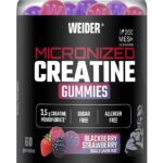 Premium Creatine Gummies (200 Mesh) 60 Gummies (Blackberry - Strawberry) Weider
