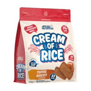 Cream of Rice 1000g (Toffee Bisquit) Applied Nutrition