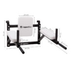 Επιτοίχιο Δίζυγο Wall-Mounted Dip Station (LCR-11114B) inSPORTline (11357) - Image 4