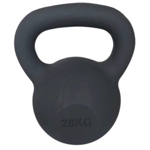 Kettlebell Μαντεμένιο Black Matt (28kg) Optimum Sport (CX-DB602-28)