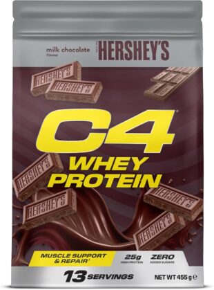 C4 Whey Protein 455g (Hershey's Milk Chocolate) Cellucor Nutrition