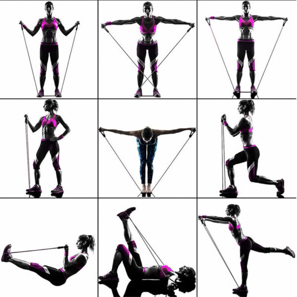 Σετ 5 Σωληνωτά Λάστιχα Γυμναστικής Expander Set (Morpo) inSPORTline (23759) - Image 9